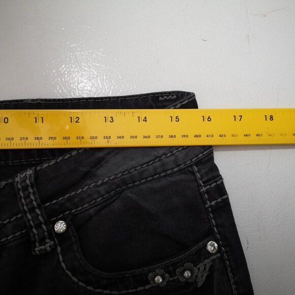 Suko Jeans Ladies Size 10 Narrow Legs Black Jeans - Picture 11 of 13